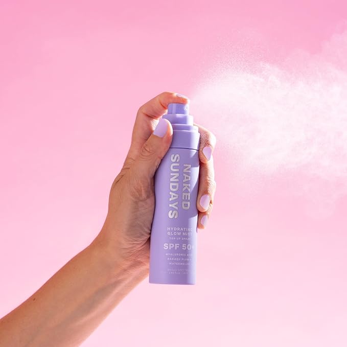 Naked Sundays SPF 50 Hydrating Glow Face Mist - Image 4