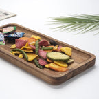 Bathroom Vanity Tray, Acacia Wood Counter Tray, Toilet Tank Tray, Appetizer - Image 5