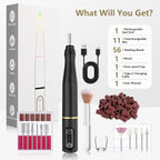 TUOBEO Cordless Nail Drill Electric Rechargeable File Kit, Professional Efile - Image 9