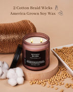M&SENSE Rose Oud Scented Candles - Image 3