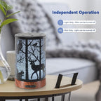 EQUSUPRO Essential Oil Diffuser 150ml Metal Aromatherapy Oil Diffuser - Image 3
