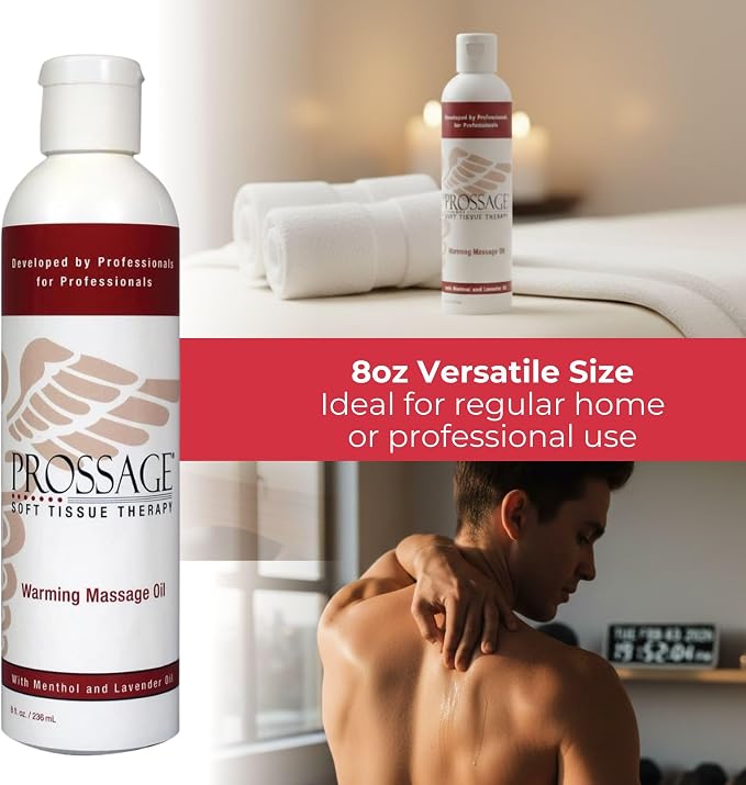Prossage Heat Warming Relief Massage Oil - Image 5