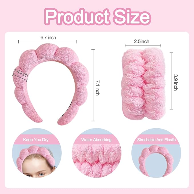 Beleki Spa Headband for Washing Face - Image 2