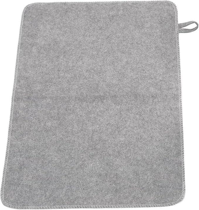 Felt Sauna Cusion, Felt Sauna Seat Cushion, 19.6 x 13in Sauna Mat by WQAPVHBG