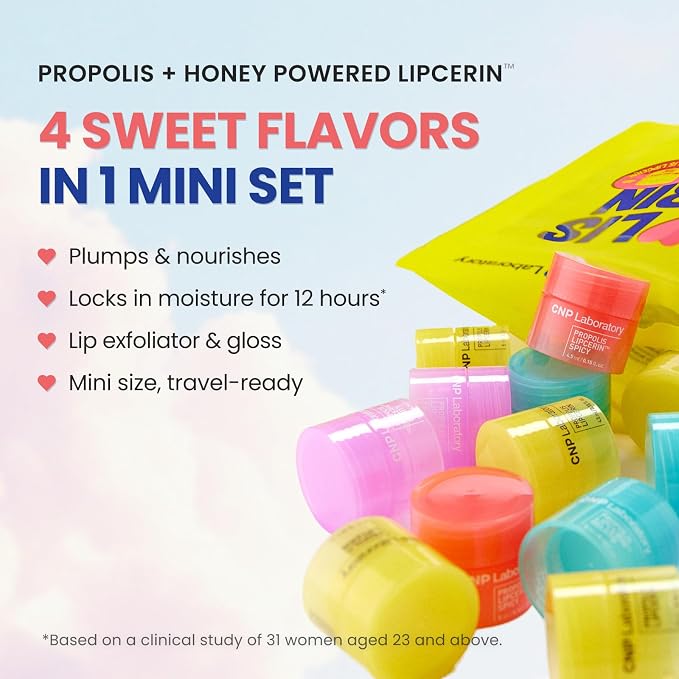 CNP Honey Lip Butter Mini Set – Propolis Lipcerin™ Travel-Size, Hydrating - Image 2