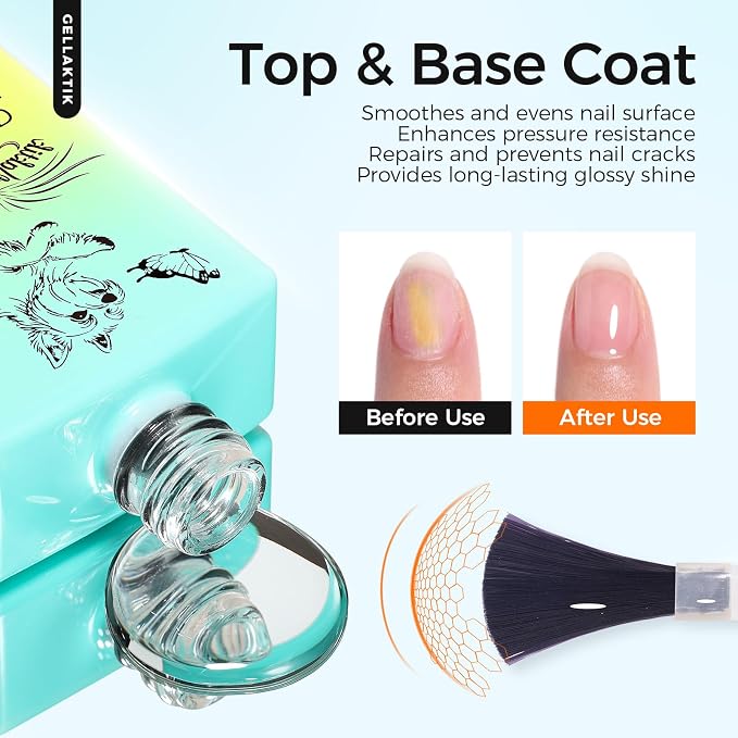 Blooming Gel Nail Kit, Long-Lasting UV/LED Gel, DIY Manicure Gifts - Image 4
