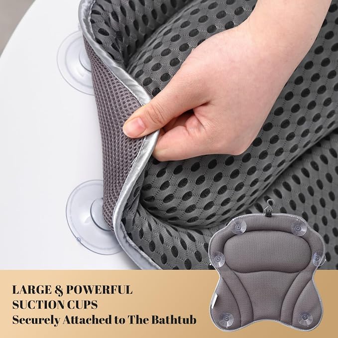 Bath Pillow Bathtub Pillow, 4D Bath Pillows - Image 4