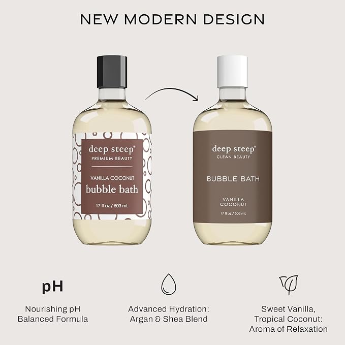 Deep Steep Vanilla Coconut Bubble Bath - Image 4