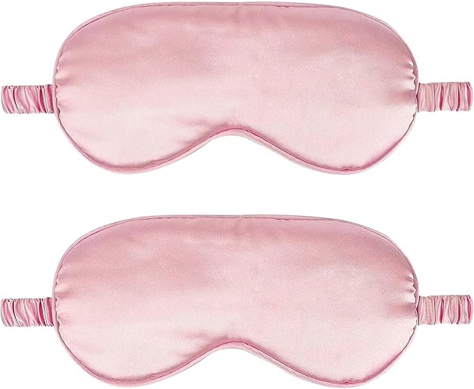 2Pack Silk Sleep Mask, IEKEODI Eye Mask by IEKEODI