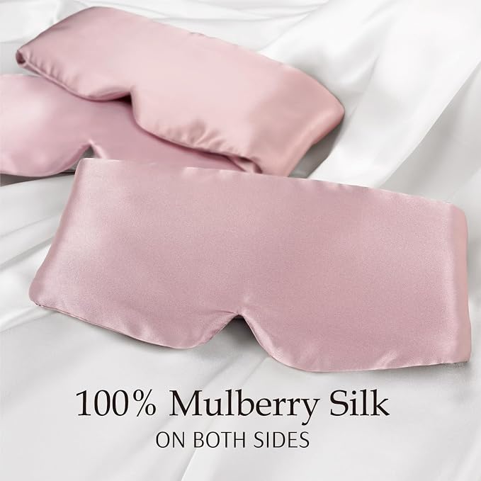 Zenssia 100% Mulberry Silk Sleep Mask Eye Mask - Image 2