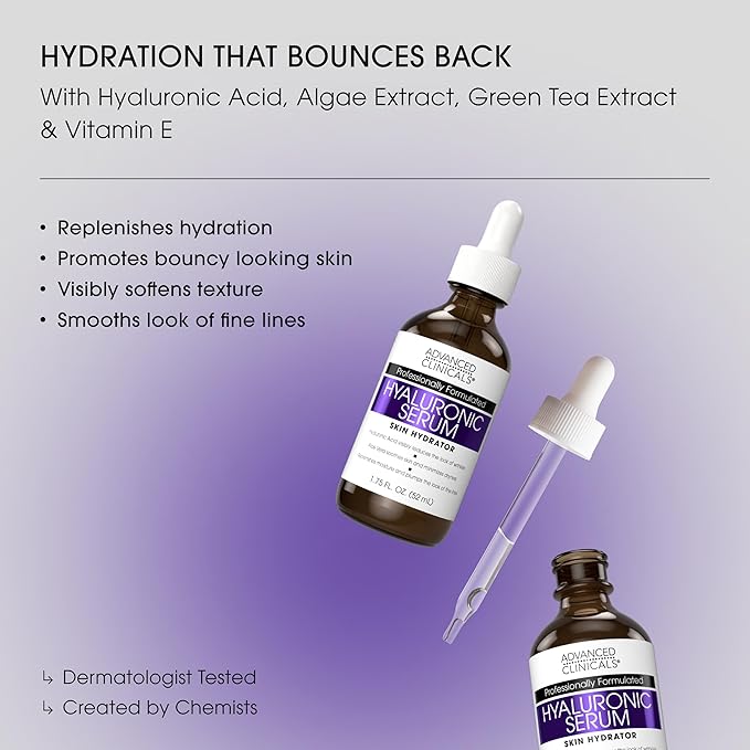 Advanced Clinicals Hyaluronic Acid Serum - Image 2