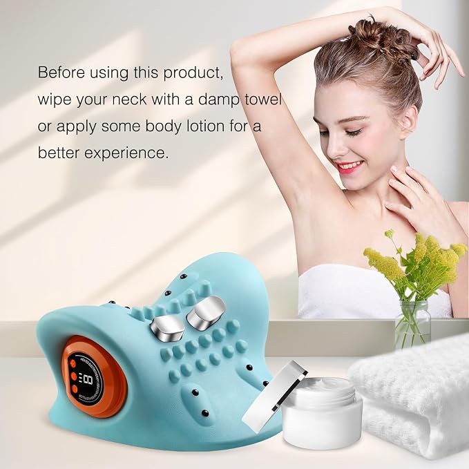 Multifunctional Neck Massager Relieves Neck Fatigue, 6 Massage Intensity Levels - Image 2