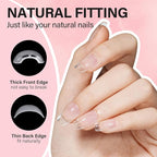 AILLSA Gel Nail Kit Short Coffin Nail Tips 240pcs - Image 6