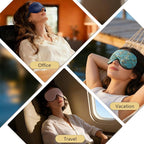 ZIMASILK 100% Natural Silk Sleep Mask Blindfold, Adjustable Super-Smooth Soft - Image 6