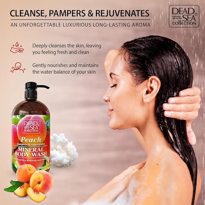 Dead Sea Collection Peach Body Wash - Image 5