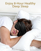 4 Pack Silky Sleep Masks for Women Men, JroyJoy 100% Blackout and Super Soft - Image 7