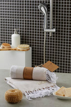 Hand Towels - Set of 2, Decorative Peshtemal Cotton Hand Towels - Image 8