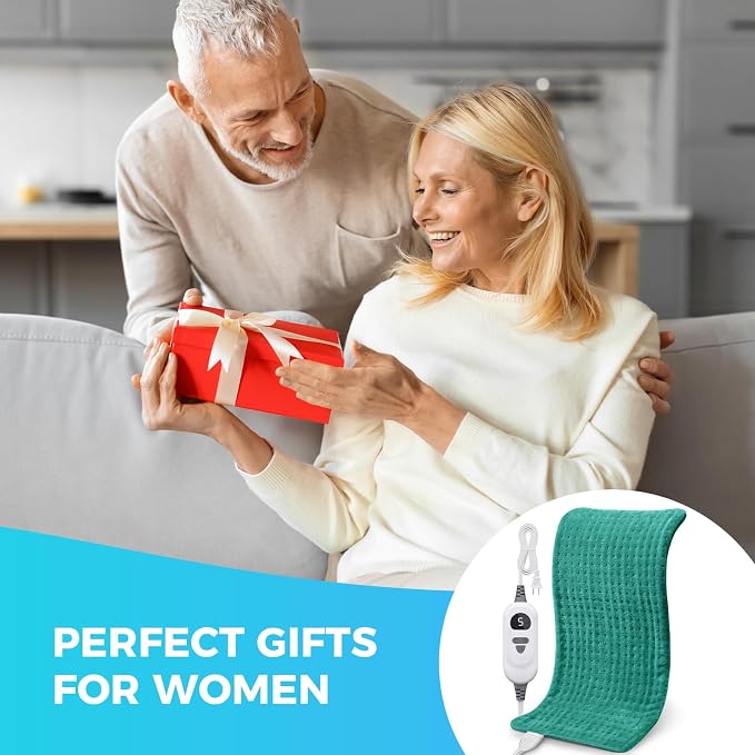 NOWWISH Heating Pad for Back, Period Cramps, 12x24 Inches Electric Throw - Image 7