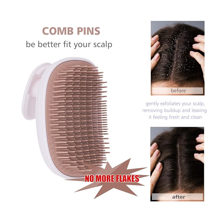 Scalp Massager Shampoo Brush, Scalp Scrubber, Exfoliator - Image 5