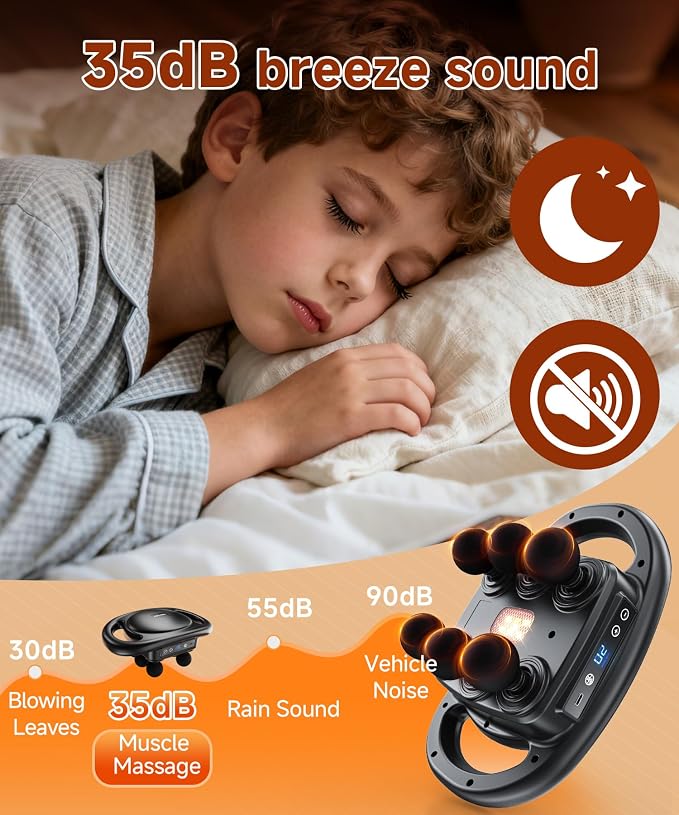 AERLANG Massage Gun Deep Tissue Muscle Massager, Back Massager - Image 3