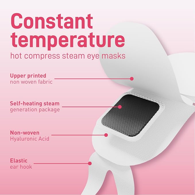 Ditoi Steam Eye Mask, Heated Eye Mask - Image 5