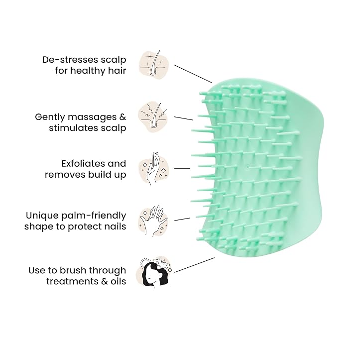 Tangle Teezer Scalp & Shampoo Hairbrush, to Exfoliate, and Cleanse - Image 3