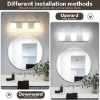 SOLFART Modern Brushed Nickel 3 Light Vanity Sconces - Image 4