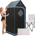 Portable Infrared Sauna for Home Spa, Full Size 1 Person Far Infrared Sauna by Unknown