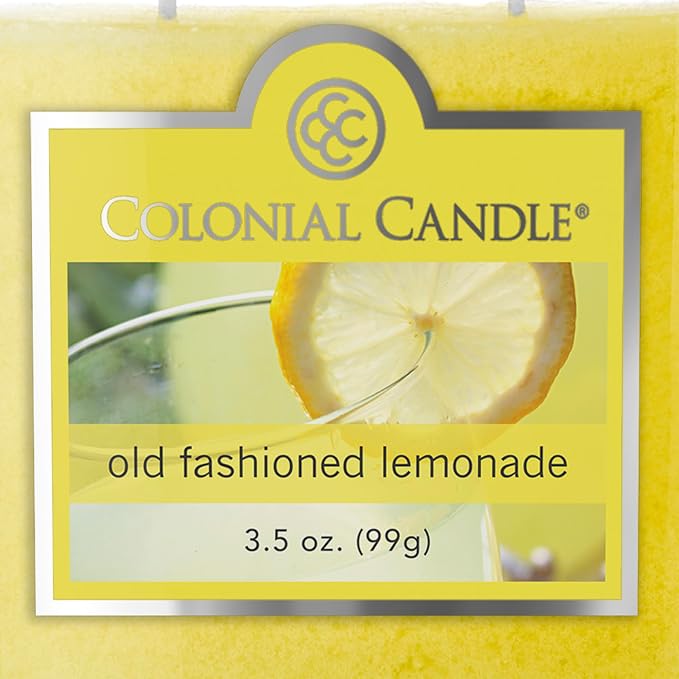 Colonial Candle Old Fashioned Lemonade Jar Candle, 2 Wick, 3.5 oz, Mottled Wax - Image 6