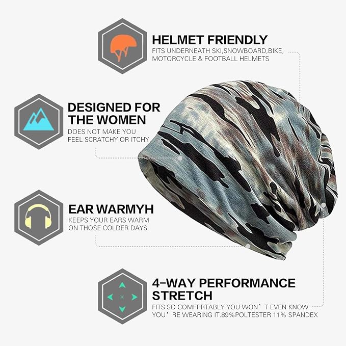 Women's Summer Beanie for Men Hat Boho Hats Adult Dwarf Hats Chemo Cap Cancer - Image 6