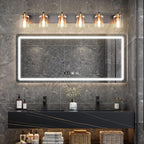 SOLFART Bathroom Vanity Light Black and Brass Bathroom Light fixtures Durable - Image 7