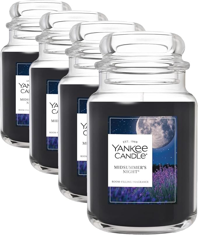 Yankee Candle Mid Summer's Night, Scented Candle, 22oz Large Jar by YankeeCandle