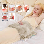 SAROO Heating Pad for Back Pain Relief, Massaging Weighted Heating Pads for Neck - Image 4