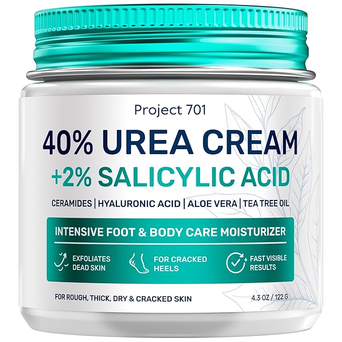 Urea Cream 40 Percent for Feet Maximum Strength by Project701