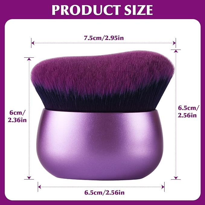 Extra Large Body Makeup Brush, 75mm Wide-headed Body Coverage Applicator - Image 7