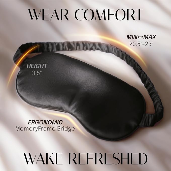 Silk Sleep Mask Eye Mask Blindfold - Image 4