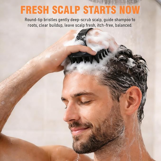 YEALIR Scalp Massager Shampoo Brush, Scalp Scrubber - Image 4