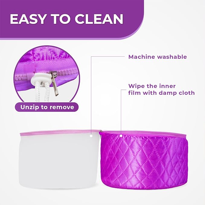 Hair Steamer for Deep Conditioning w/10-level Heats Up Quickly, Heating Cap for - Image 5