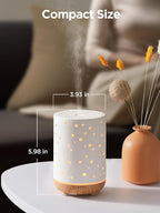 InnoGear Essential Oil Diffuser, 150ml Ceramic Ultrasonic Air Humidifier Cool - Image 7