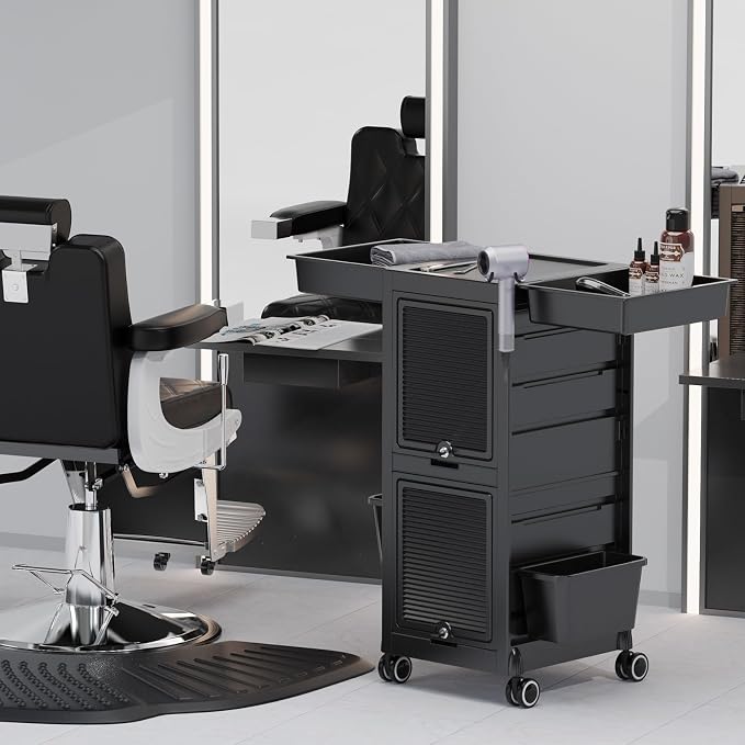 OmySalon Salon Trolley Cart, Hair Stylist Station - Image 8