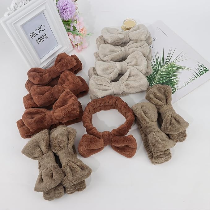Casoty 12 Pcs Skincare Spa Headband, Hair Band - Image 5