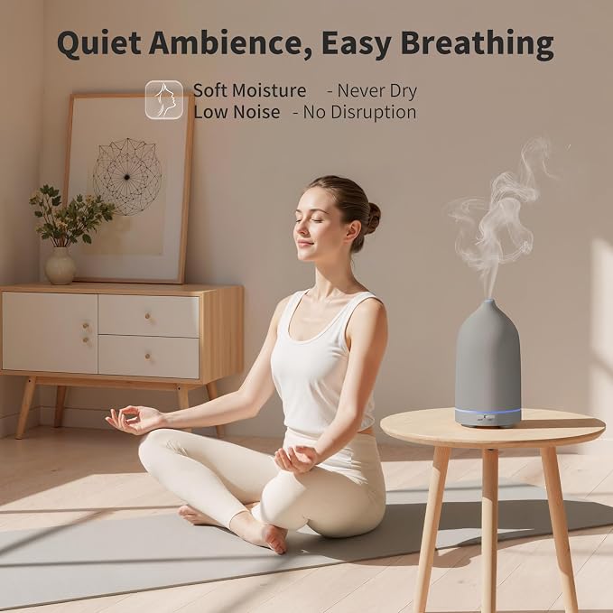 URPOWER 120ML Essential Oil Diffuser Aromatherapy Diffuser Oil Machine - Image 6
