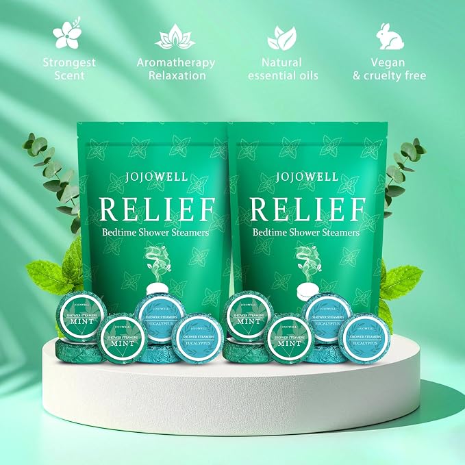 Eucalyptus & Mint Shower Steamers Aromatherapy - Image 2