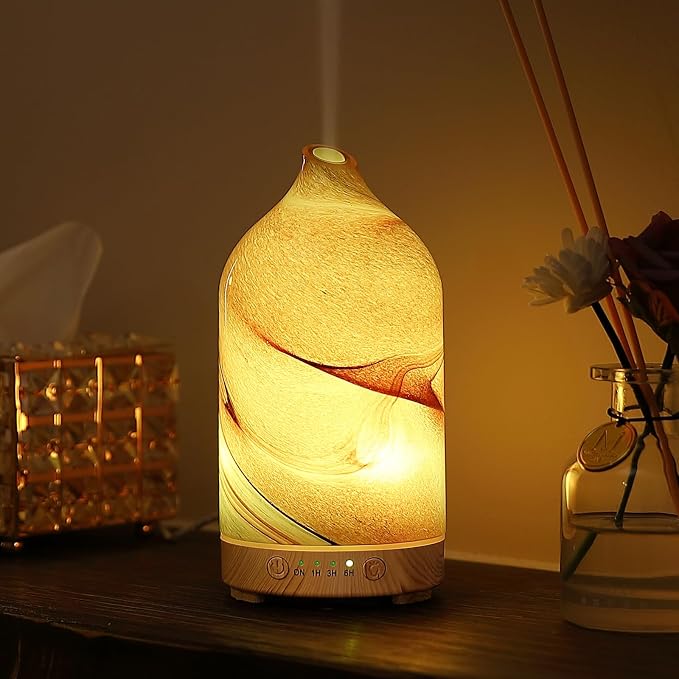 Essential Oil Diffuser Hand Blown Glass Aromatherapy Diffuser by inrorans