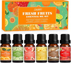 SALUBRITO Fresh Fruit Fragrance Oils Set, Essential Oils by Salubrito