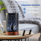 EQUSUPRO Essential Oil Diffuser 150ml Black Metal Aromatherapy Oil Diffuser - Image 4