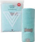 VOLO Hero Capri Blue Hair Towel | Ultra Soft, Super Absorbent, Quick Drying by VOLO
