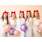 Semato 8 Pcs Red Spa Headband Skincare Headbands - Image 7
