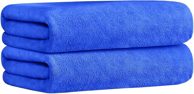 JML Large Bath Towels Set of 2, 30x60 Inches, Microfiber Body Towel - Image 2