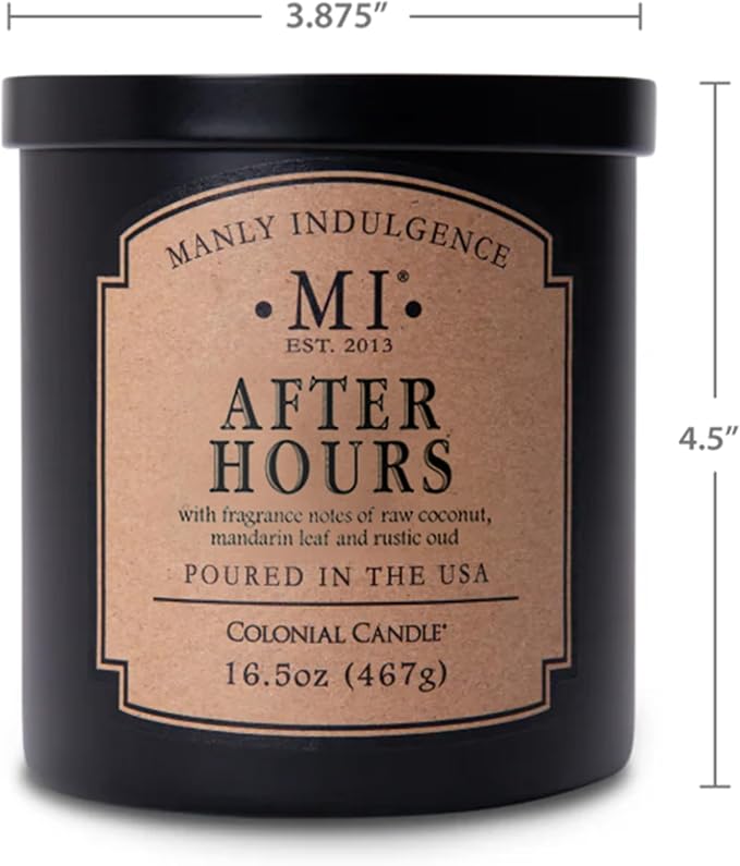 Manly Indulgence After Hours Scented Candles - Image 3